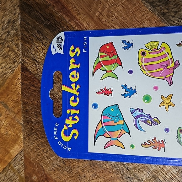 Vintage Mello Smello sticker sheet fish - Picture 5 of 6